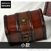 INPHIC-家居歐式復古拍攝道具擺件木盒懷舊收納做舊-小款